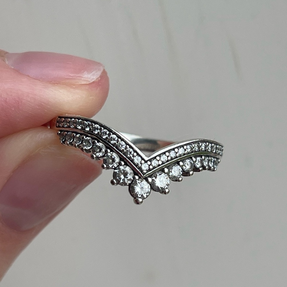 Pandora Princess Wishbone Ring
